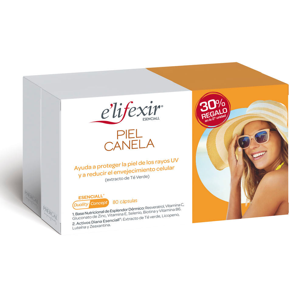 E'LIFEXIR ESENCIALL piel canela cápsulas 80 u