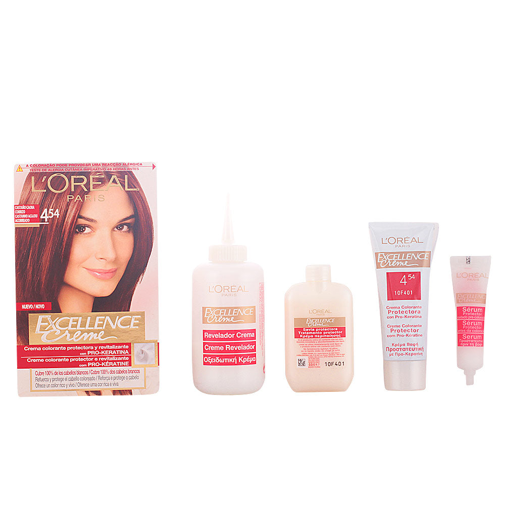 L'ORÉAL PARIS EXCELLENCE Creme tinte #4,54-castaño caoba cobrizo 192 ml