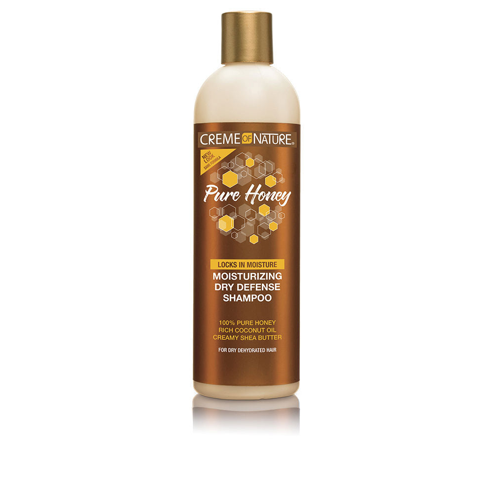 CREME OF NATURE PURE HONEY champú hidratante cabellos secos 355 ml