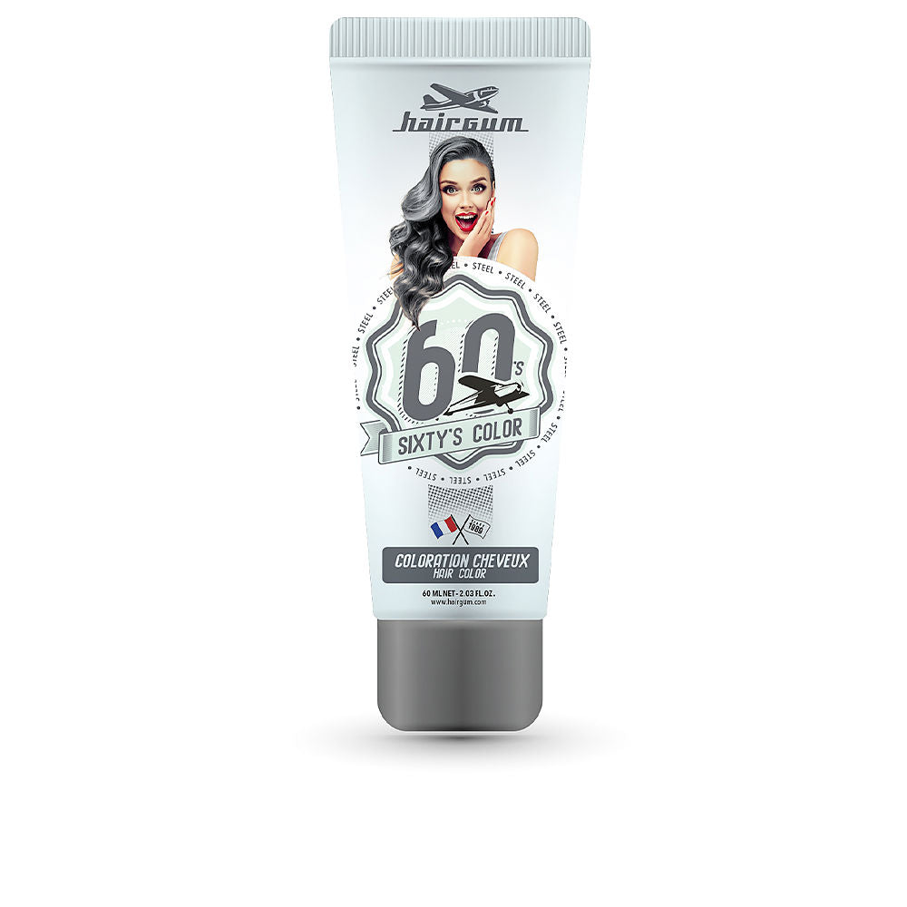 HAIRGUM SIXTY'S COLOR hair color #steel