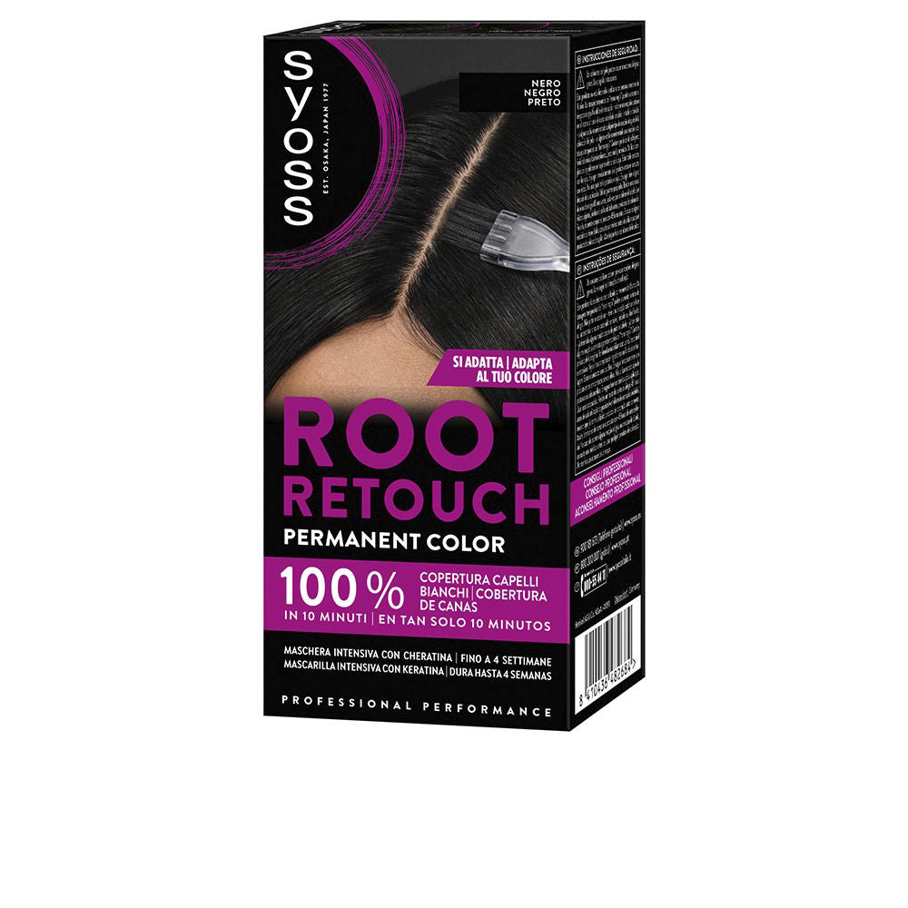 SYOSS ROOT RETOUCH mascarilla retoca raíces #Negro 1 u