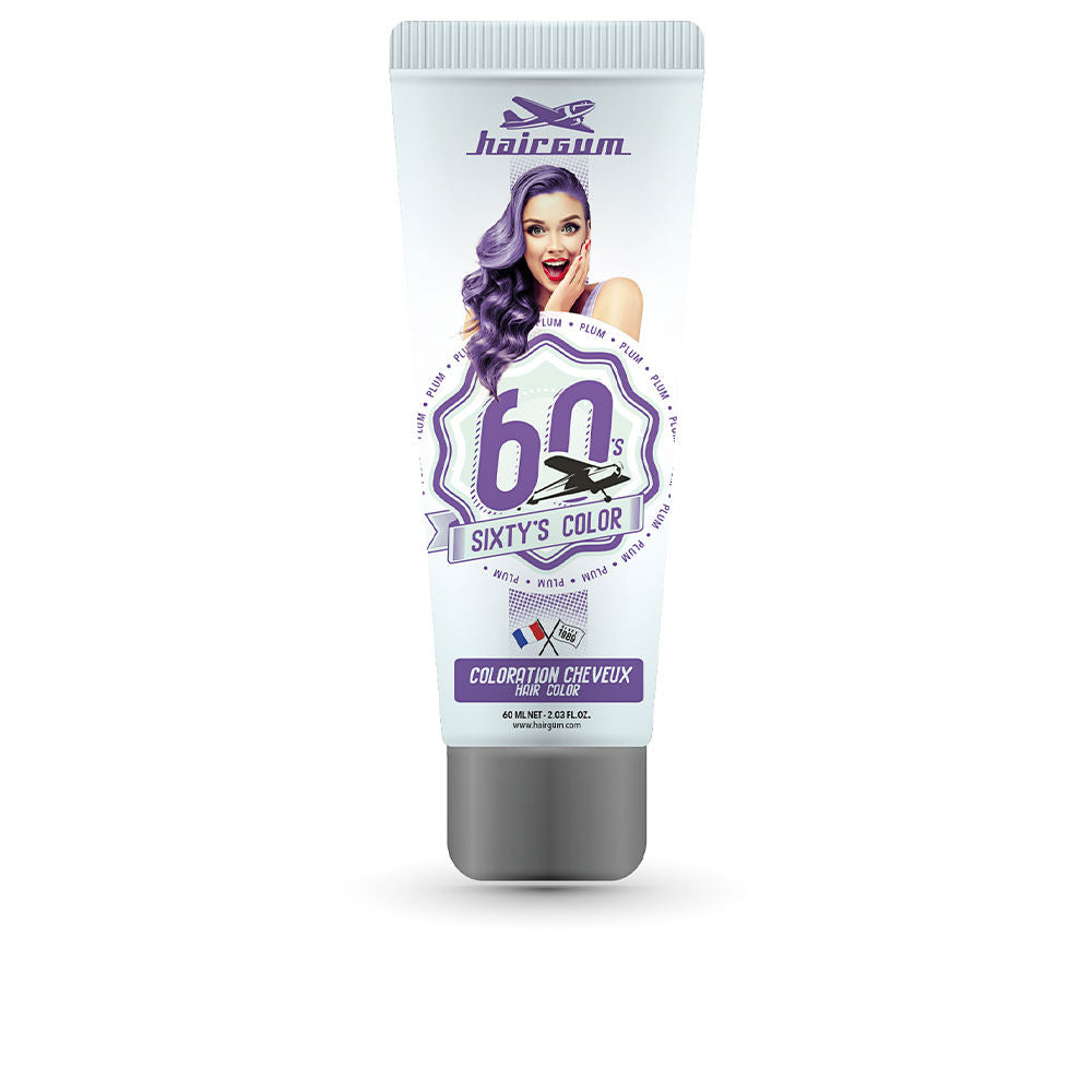 HAIRGUM SIXTY'S COLOR hair color #plum