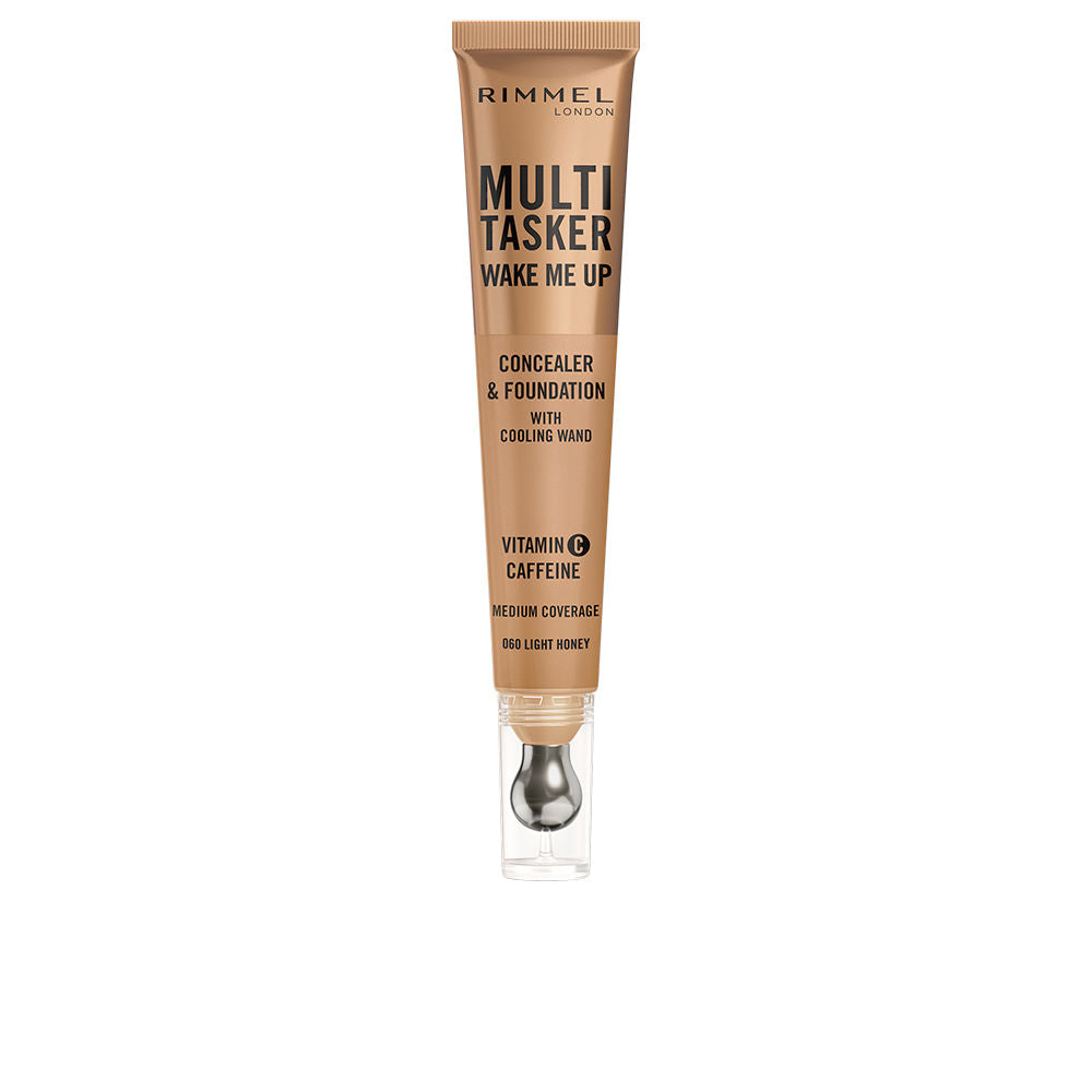 RIMMEL LONDON MULTITASKER WAKE ME UP corrector y base de maquillaje #Light Honey 20 ml