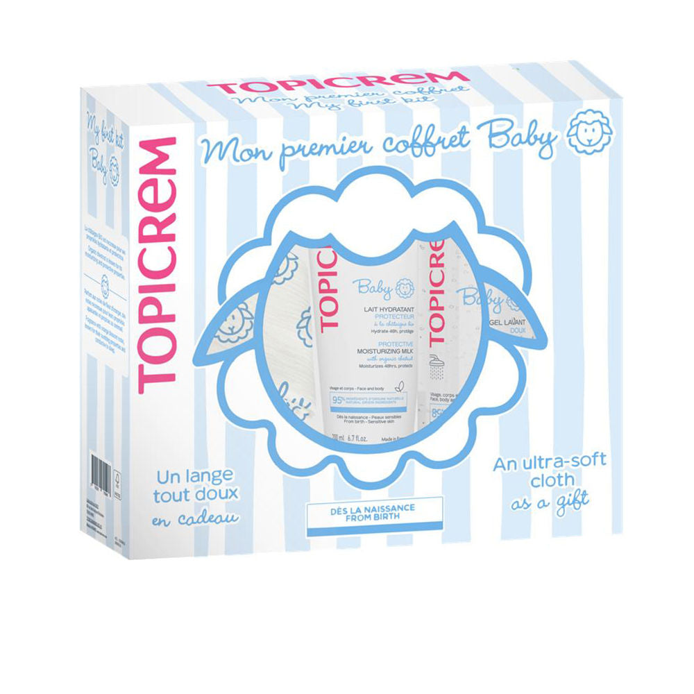 TOPICREM BABY LECHE HIDRATANTE 500 ML + GEL LIMPIADOR 75 ML 3 u