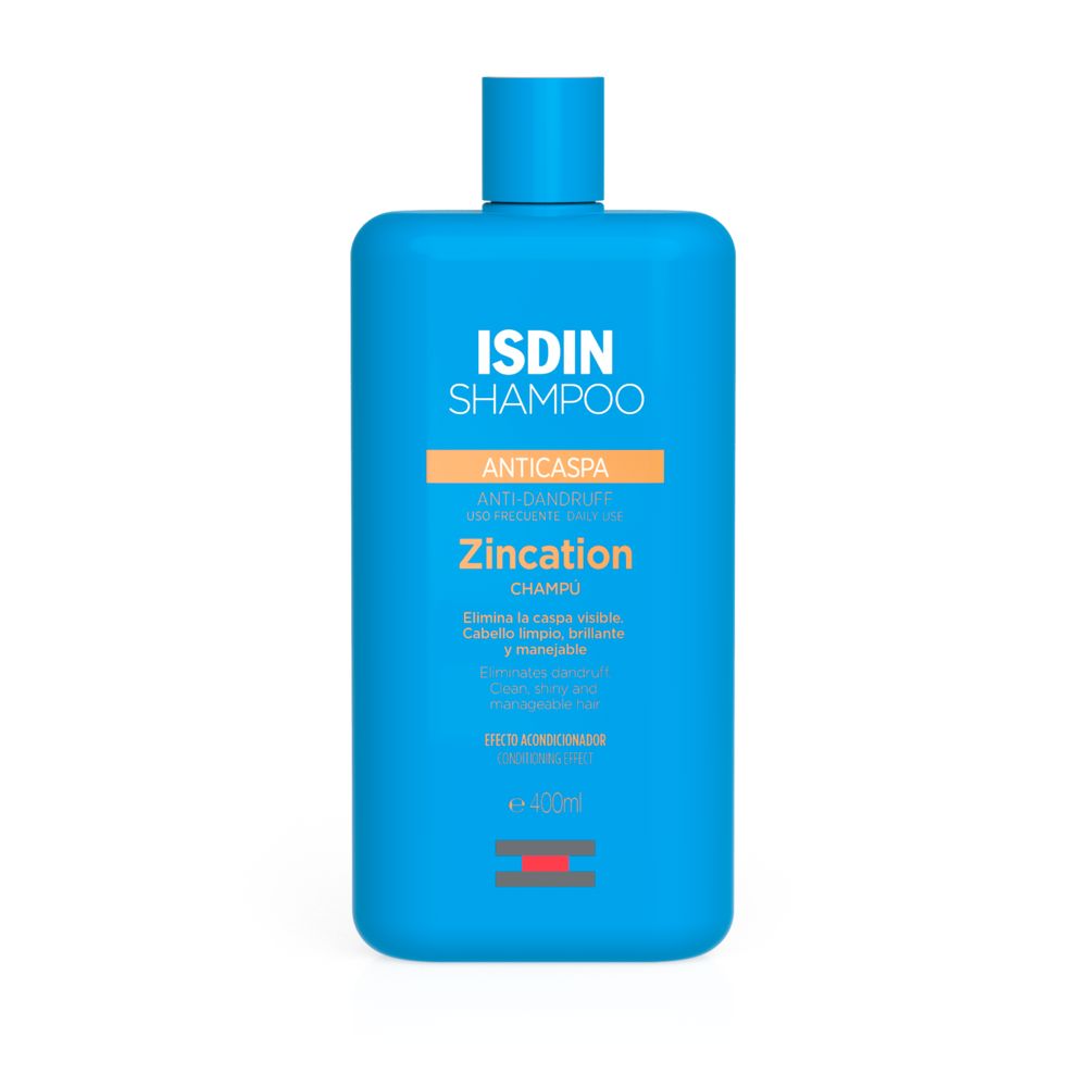 ISDIN ZINCATION champú anticaspa uso frecuente 400 ml