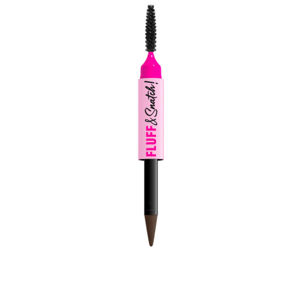 NYX PROFESSIONAL MAKE UP FLUFF & SNATCH! Brow powder pen #08-Black 1 gr