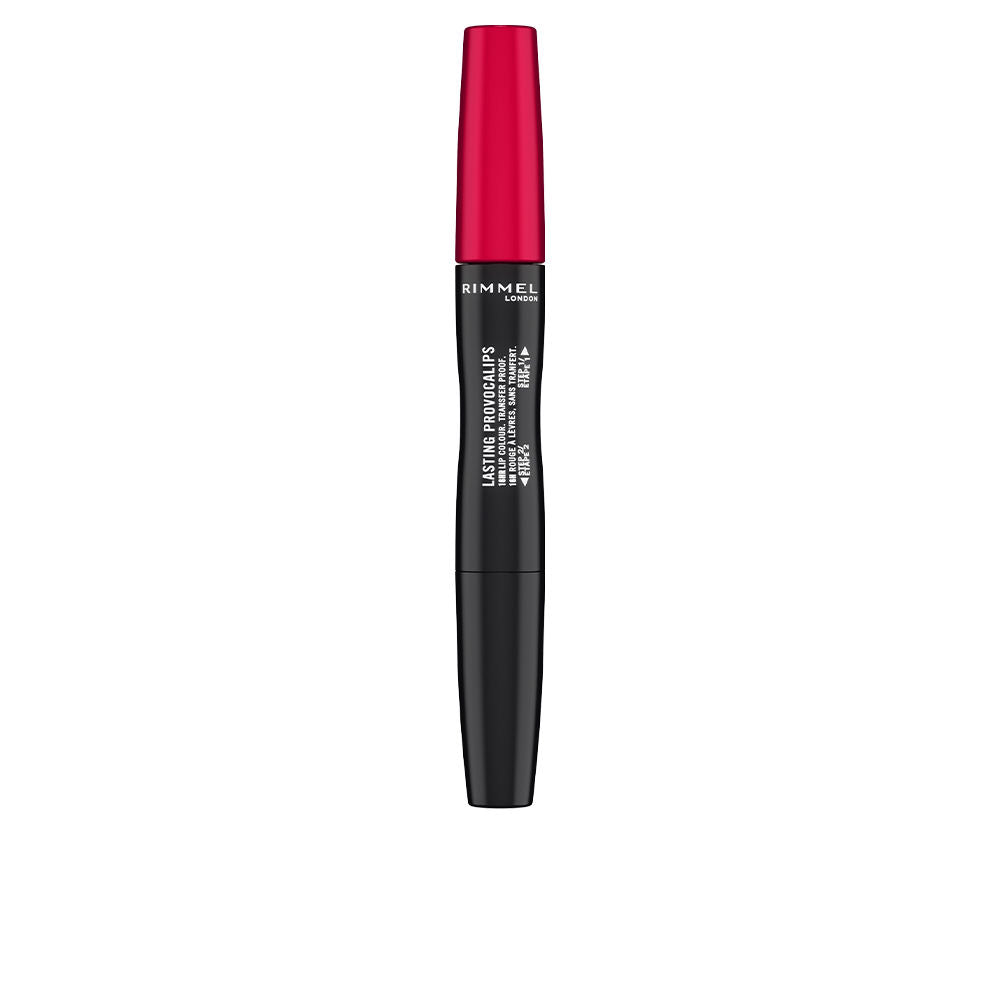 RIMMEL LONDON LASTING PROVACALIPS lip colour transfer proof #500-kiss the town red