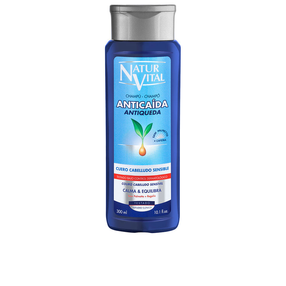 NATUR VITAL CHAMPÚ ANTICAÍDA cuero cabelludo sensible 300 ml
