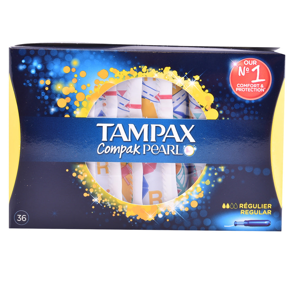 TAMPAX TAMPAX PEARL COMPAK tampón regular 36 uds