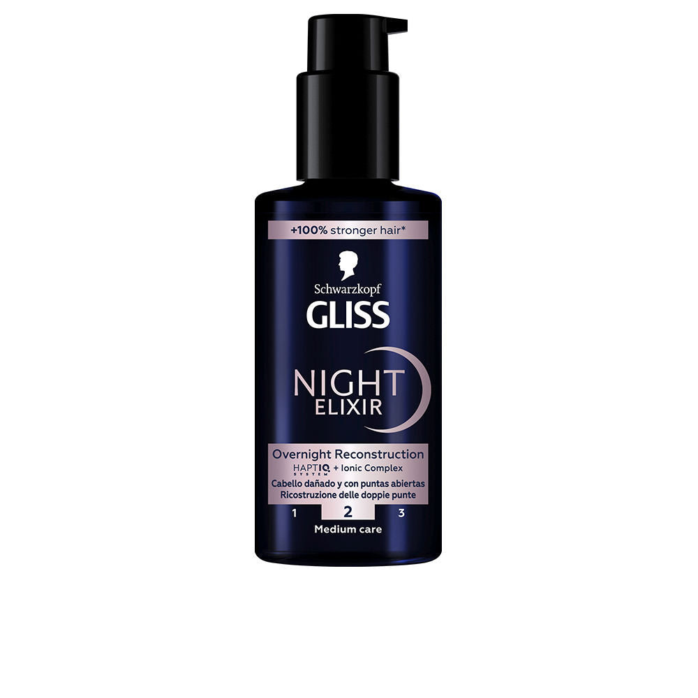 SCHWARZKOPF MASS MARKET GLISS NIGHT ELIXIR sérum puntas abiertas 100 ml