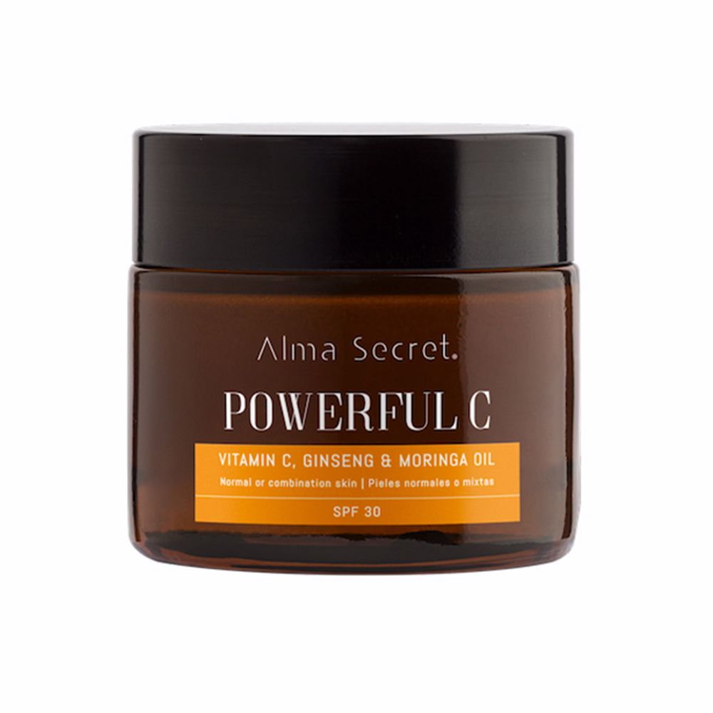 ALMA SECRET POWERFUL C antiedad iluminadora moringa SPF30 50 ml