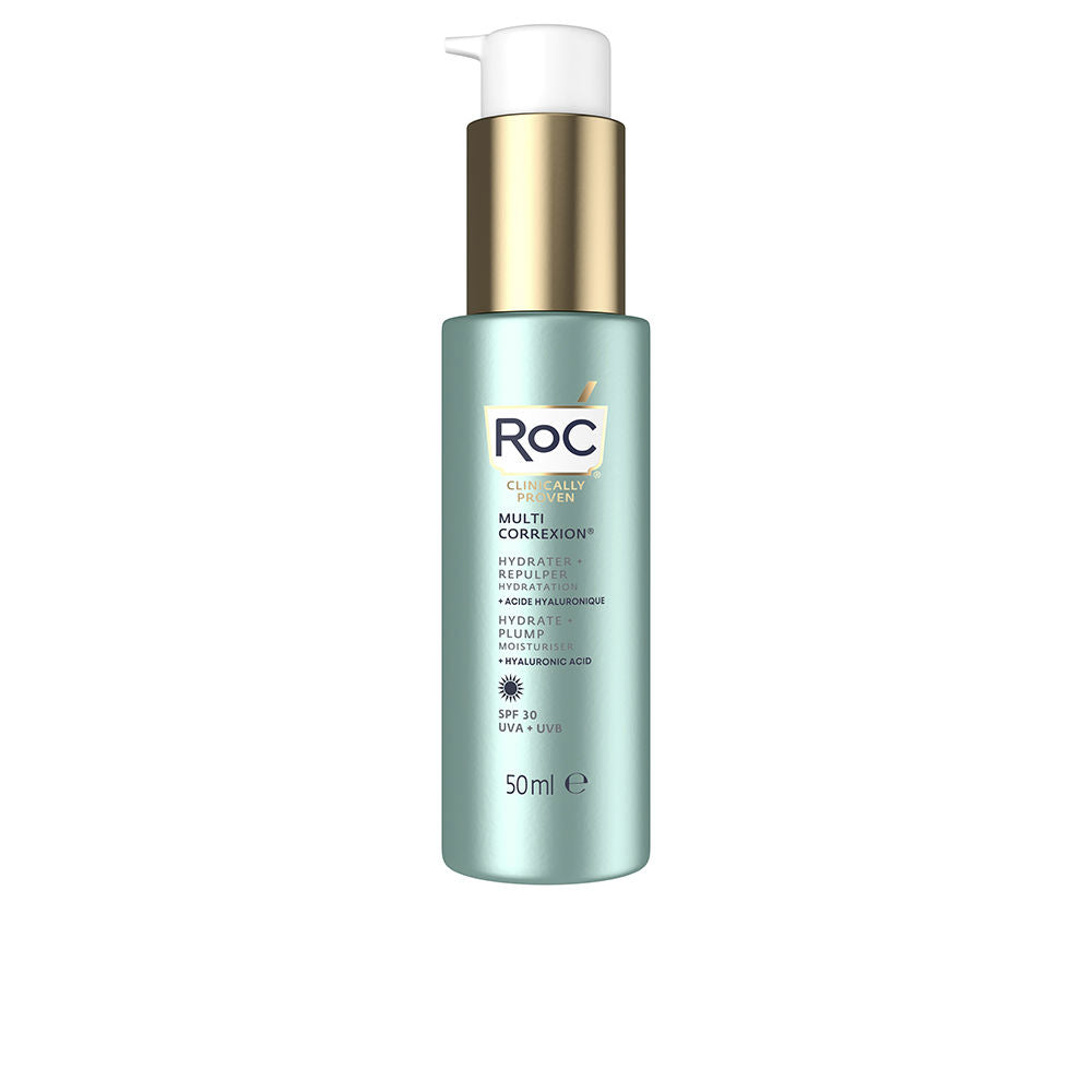 ROC HYDRATE + PLUMP crema hidratante con ácido hialurónico SPF30 50 ml
