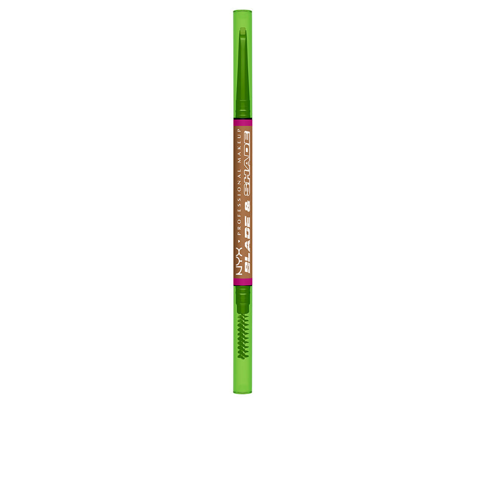 NYX PROFESSIONAL MAKE UP BLADE & SHADE NANO lápiz de cejas #01-Ash Blonde 1 u