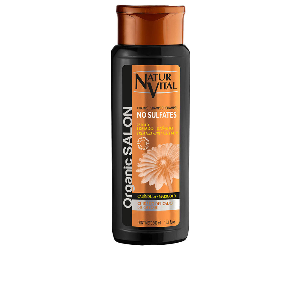 NATUR VITAL ORGANIC SALON champú sin sulfatos cuidado delicado 300 ml