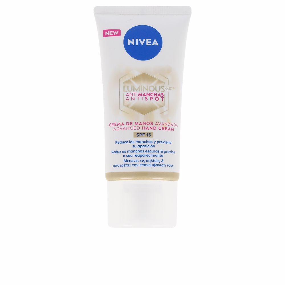 NIVEA LUMINOUS 630º ANTIMANCHAS crema manos SPF15 50 ml