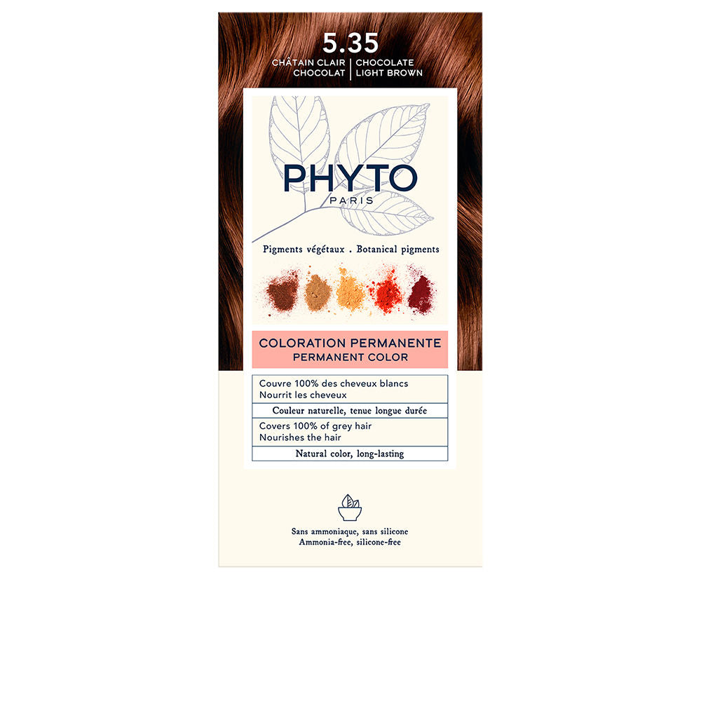 PHYTO PHYTOCOLOR #5.35-castaño claro chocolate 4 u