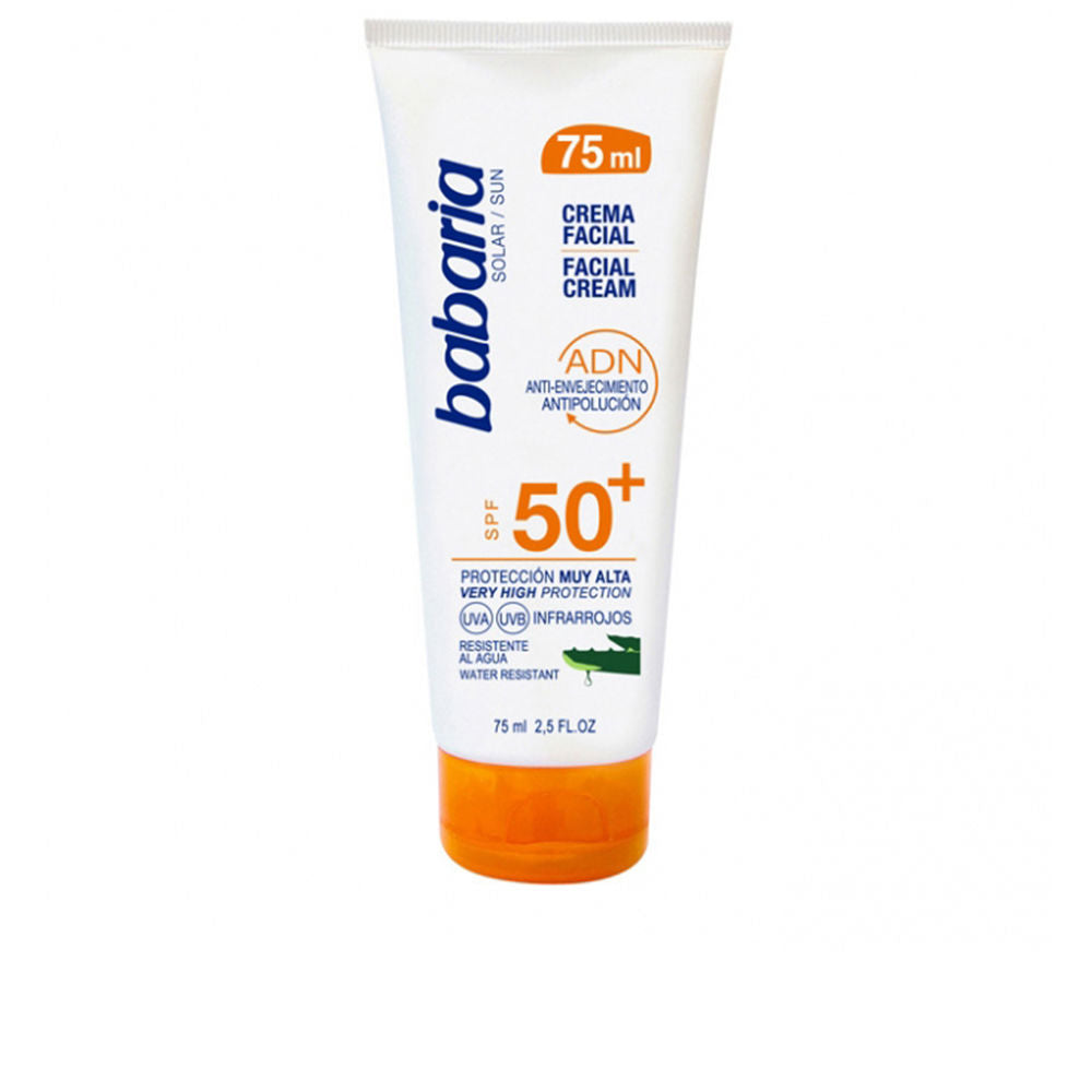 BABARIA SOLAR ADN crema solar facial aloe vera SPF50+ 75 ml