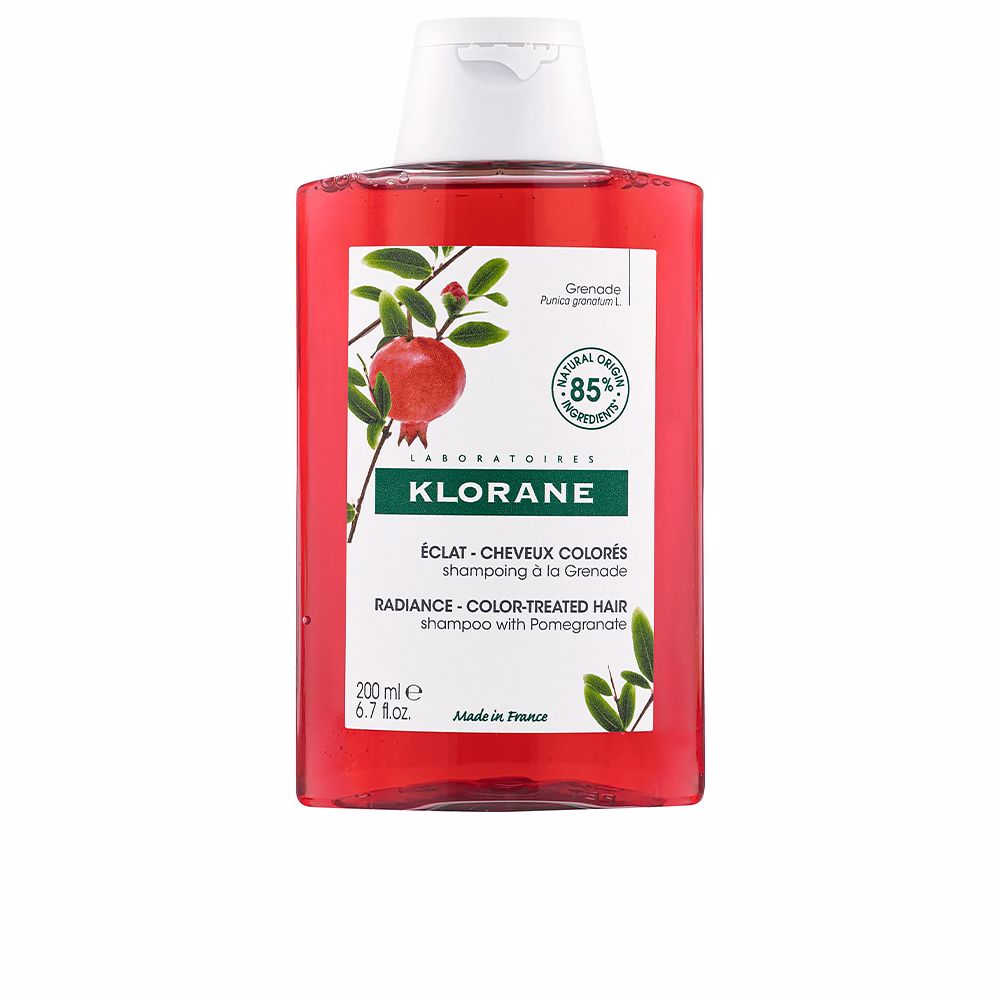 KLORANE A LA GRANADA champú brillo para cabello con color 200 ml