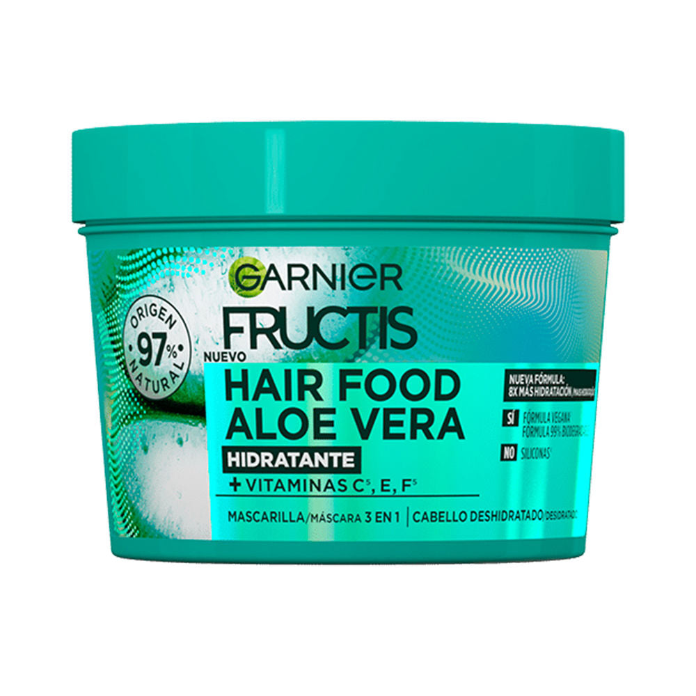 GARNIER FRUCTIS HAIR FOOD ALOE VERA mascarilla hidratante 390 ml