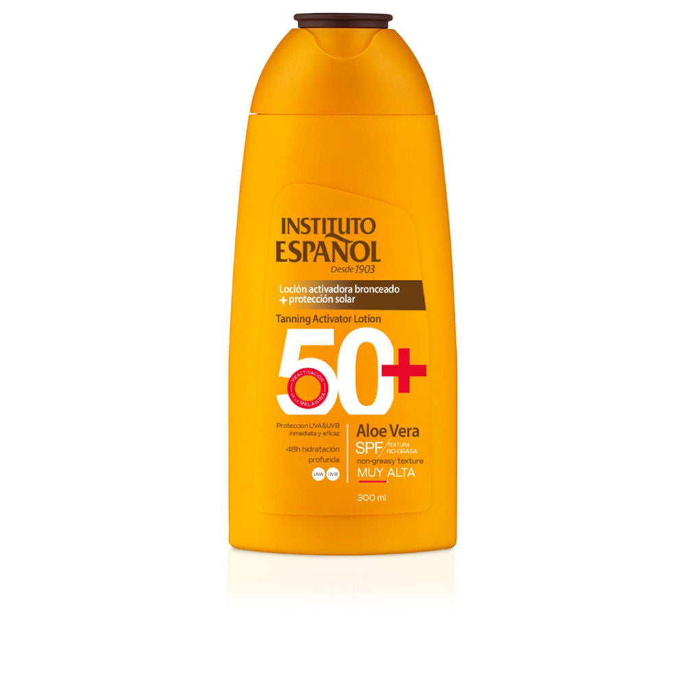 INSTITUTO ESPAÑOL LOCIÓN BRONCEADORA 48 hidratación SPF50+ 300 ml