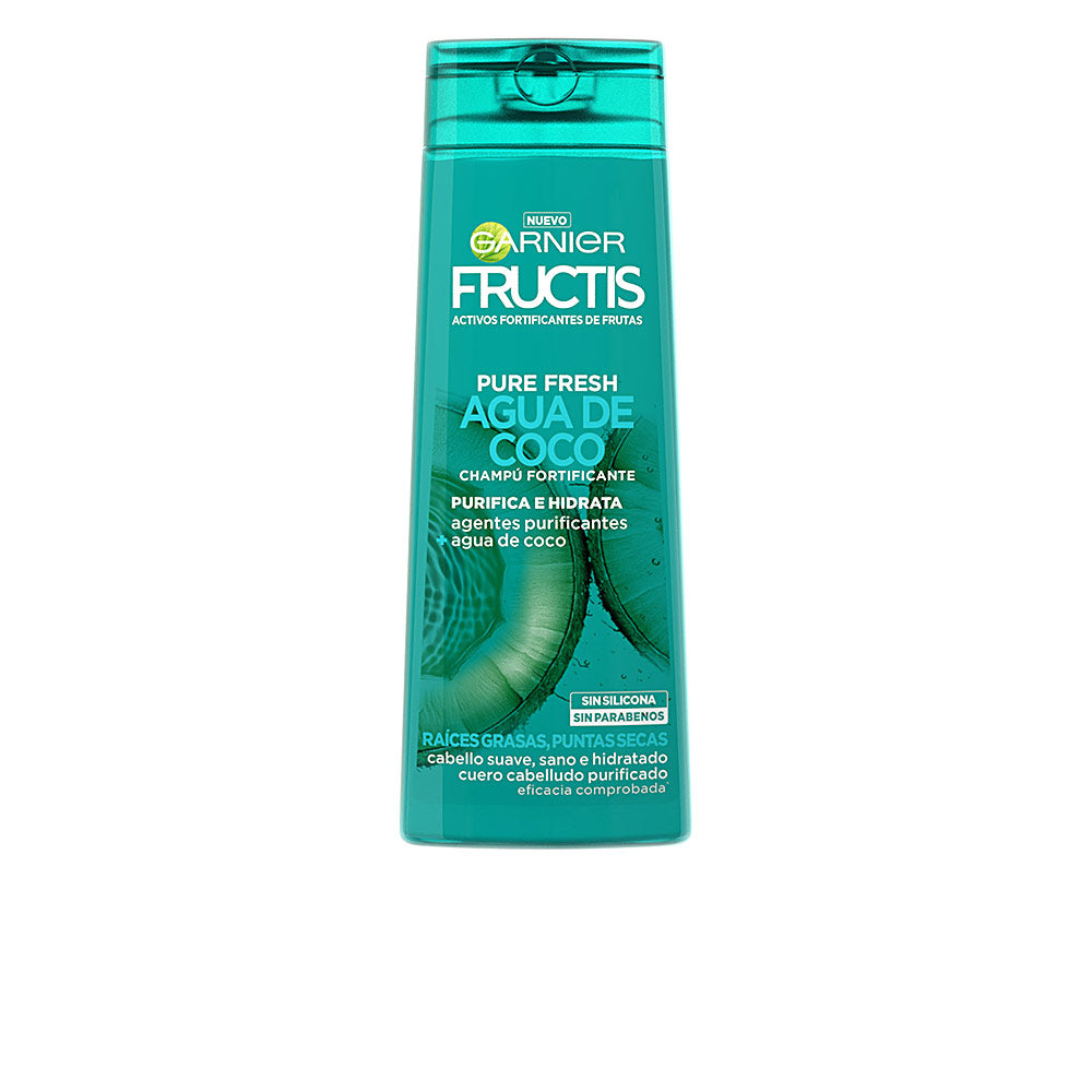 GARNIER FRUCTIS PURE FRESH agua coco fortificante champú 360 ml
