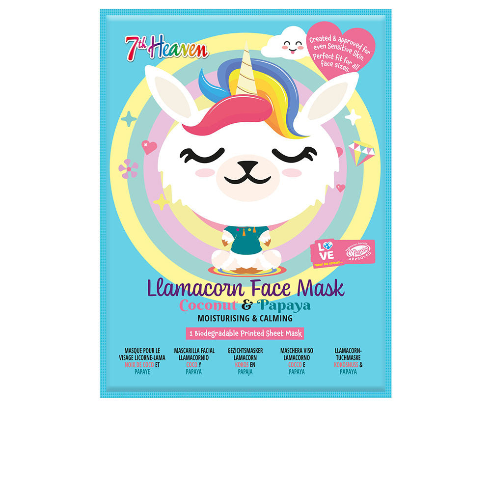 7TH HEAVEN LLAMACORN face mask 1 u