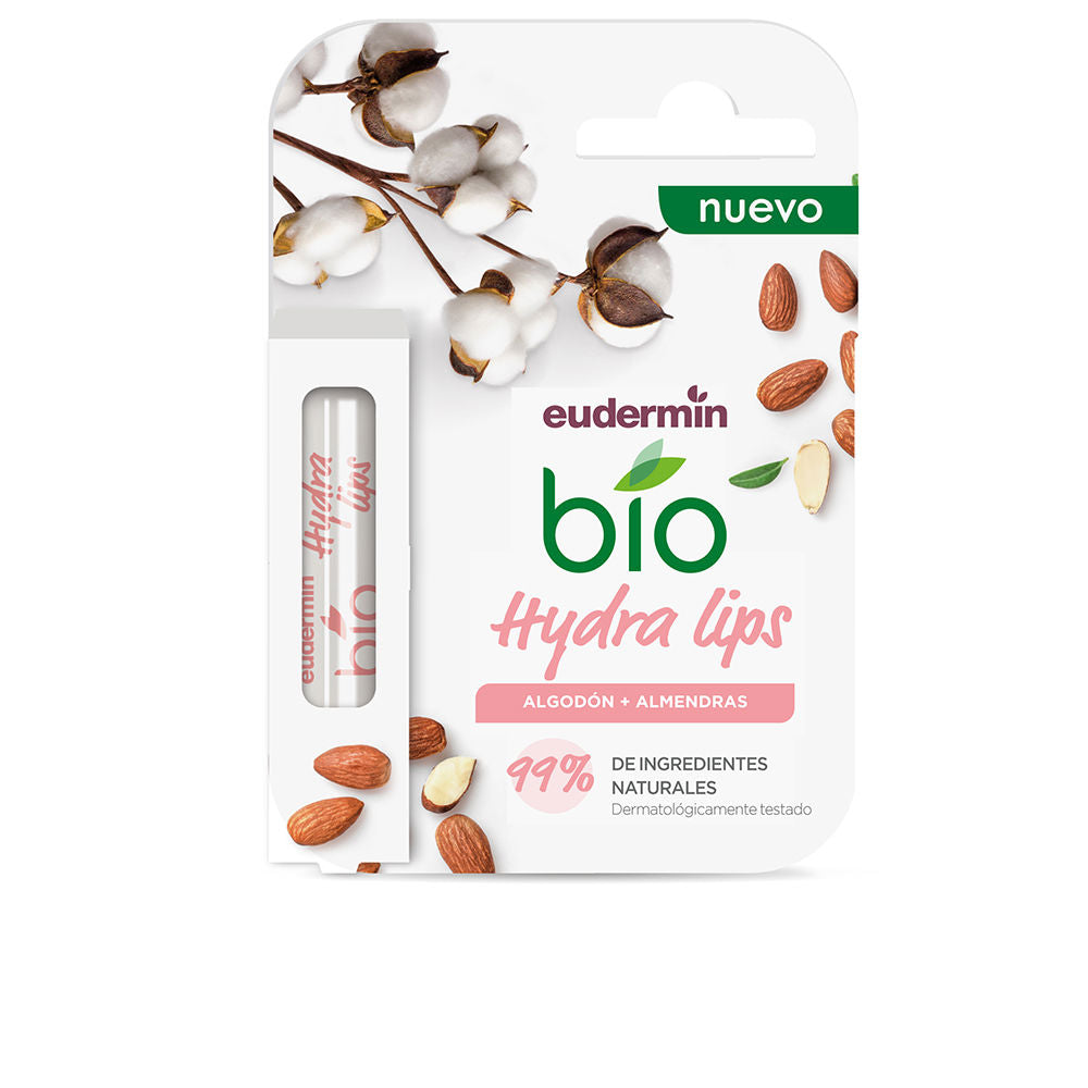 EUDERMIN PROTECTOR LABIAL BIO HIDRATANTE algodón + almendras E 4,8 gr