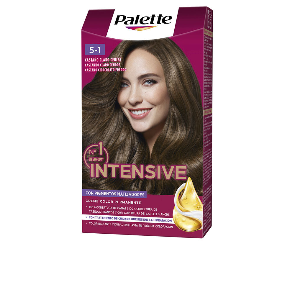 PALETTE PALETTE INTENSIVE tinte #5.1-castaño claro ceniza 1 u