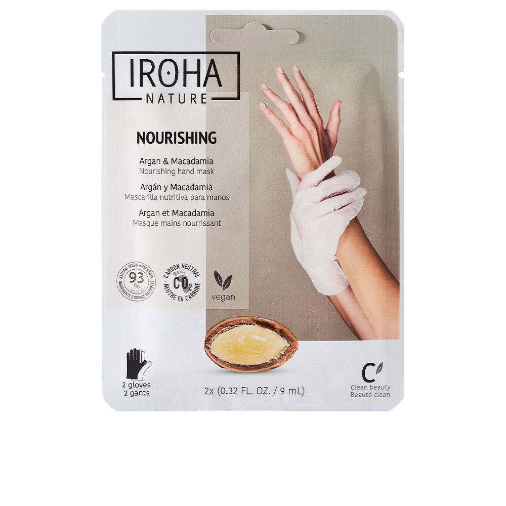 IROHA ARGAN & MACADAMIA nourishing hand mask 1 u