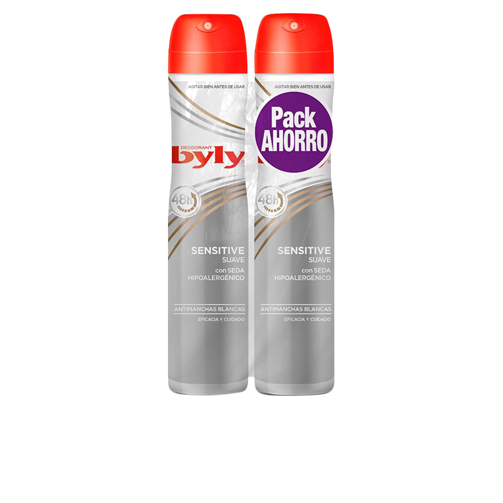 BYLY BYLY SENSITIVE DESODORANTE vaporizador lote 2 pz