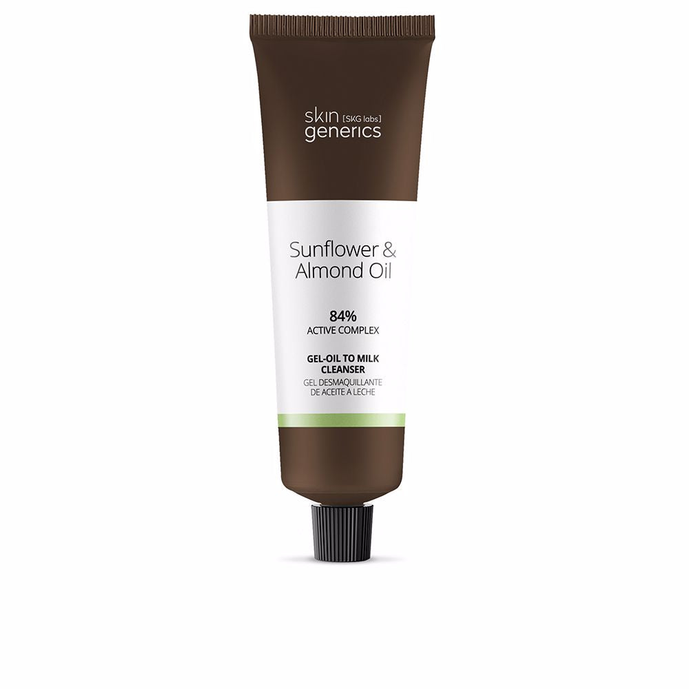 SKIN GENERICS SUNFLOWER 6 ALMOND OIL gel-oil to milk cleanser 100 ml