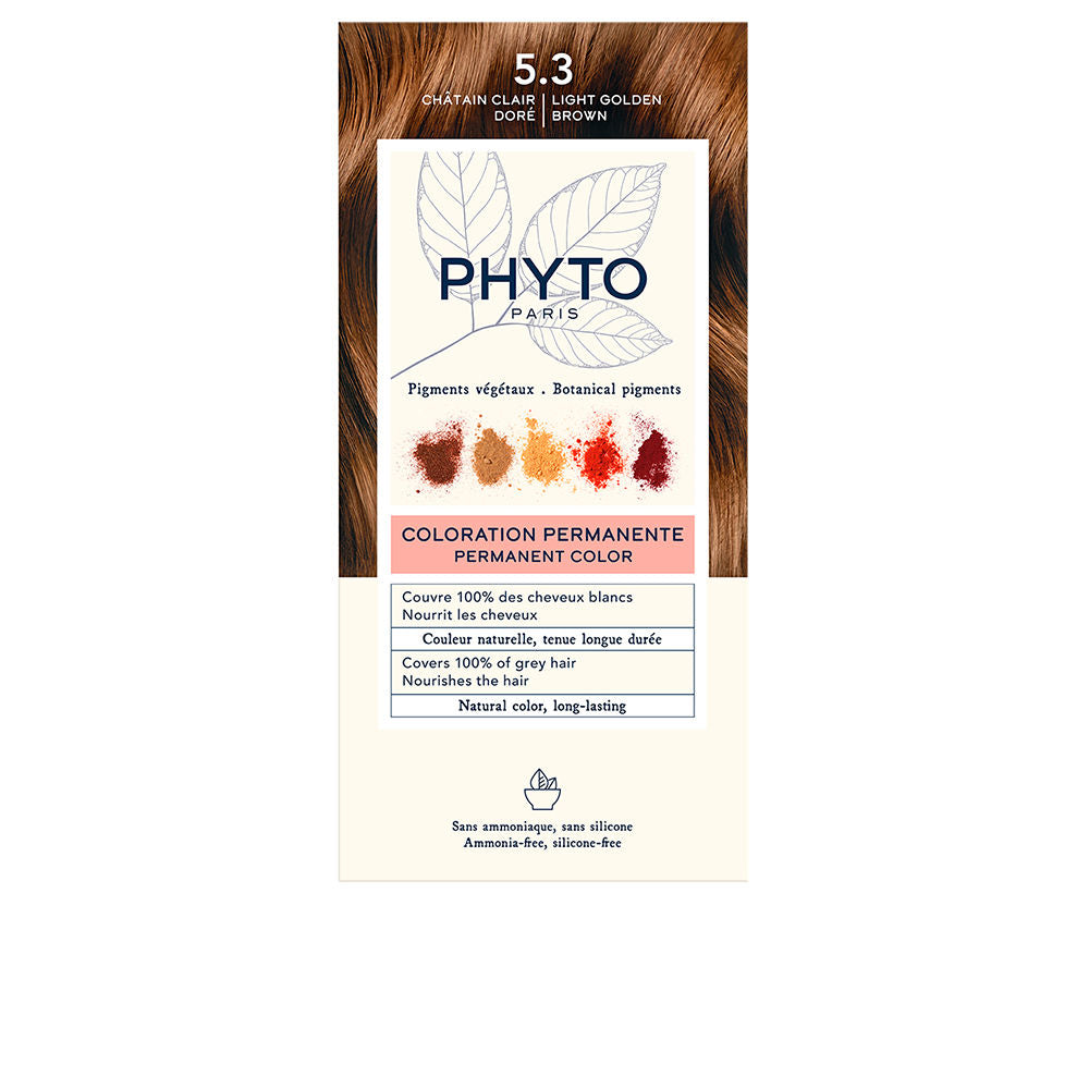 PHYTO PHYTOCOLOR #5.3-castaño claro dorado 4 u