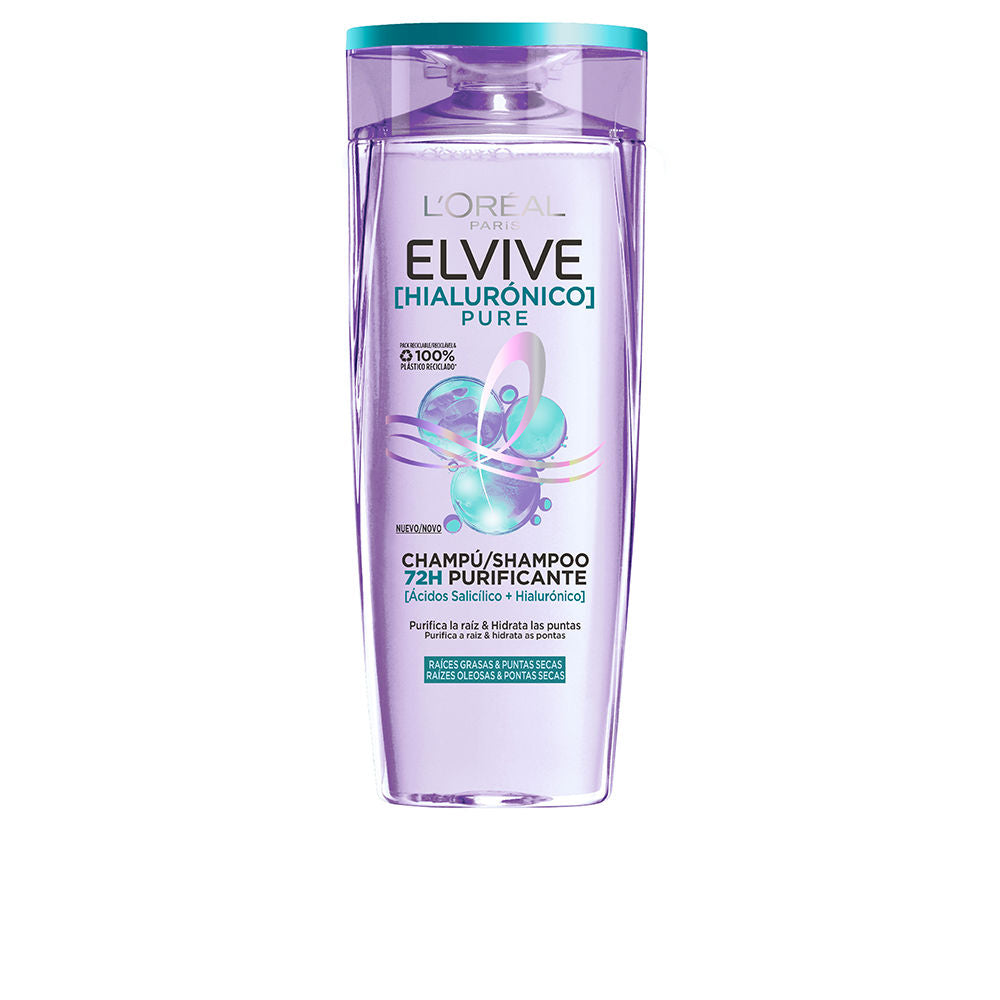 L'ORÉAL PARIS ELVIVE HIALURÓNICO PURE champú 380 ml