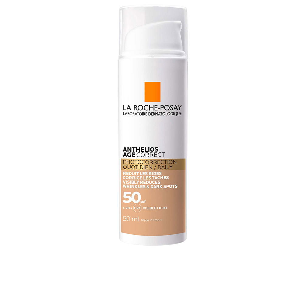 LA ROCHE POSAY ANTHELIOS AGE CORRECT CON COLOR fotocorrección diaria, ácido hialurónico y niacinamida SPF50 50 ml