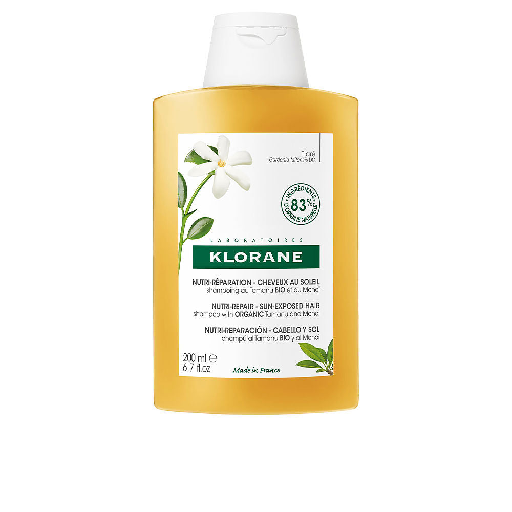 KLORANE POLYSIANES MONOÏ Y TAMANU BIO champú nutritivo 200 ml