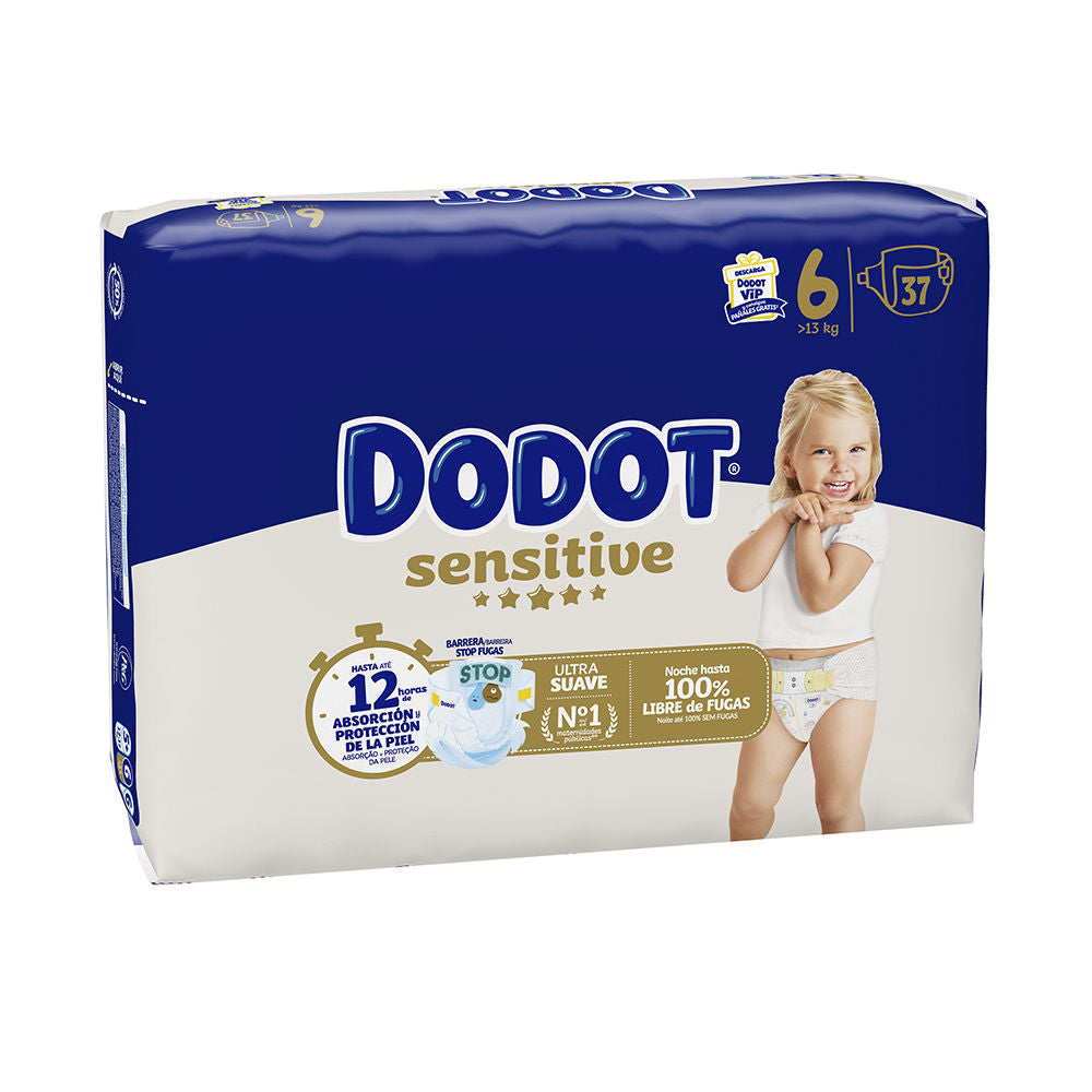 DODOT DODOT SENSITIVE talla 6 pañales +13 kg 37 u
