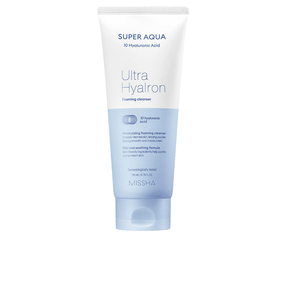 MISSHA SUPER AQUA ultra hyalron foaming cleanser 200 ml