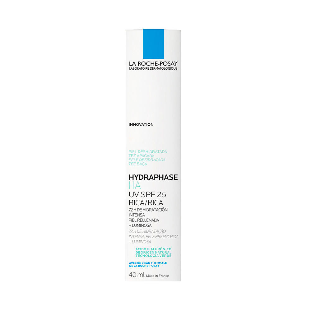 LA ROCHE POSAY HYDRAPHASE HA UV RICA hidrata y protege contra los rayos UV con ácido hialurónico SPF25 40 ml